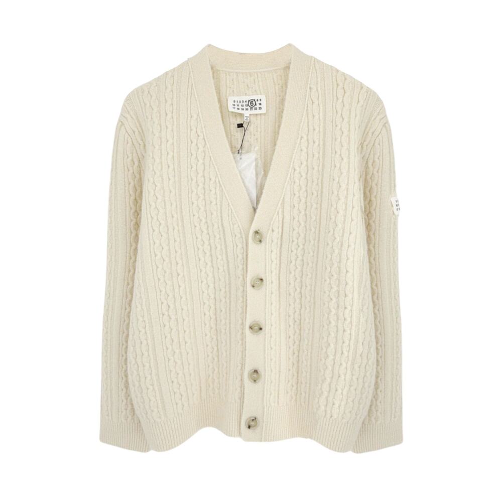 MM6 Maison Margiela Cable Knit Cardigan S